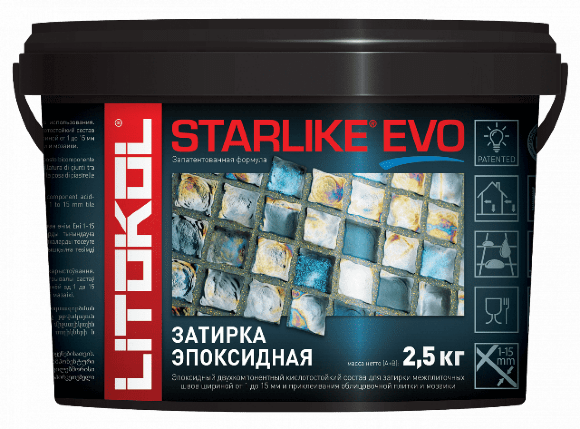 Затирочная смесь LITOKOL STARLIKE EVO 2.5кг