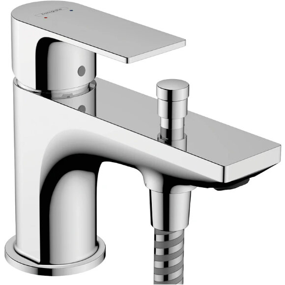Смеситель на борт ванны, 72437000 Rebris Hansgrohe, цвет: e хром