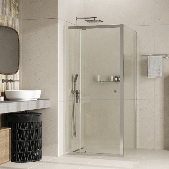 Душевой уголок 90 х 90 х 190 см WasserKraft Aula, цвет: хром, арт. 11P03