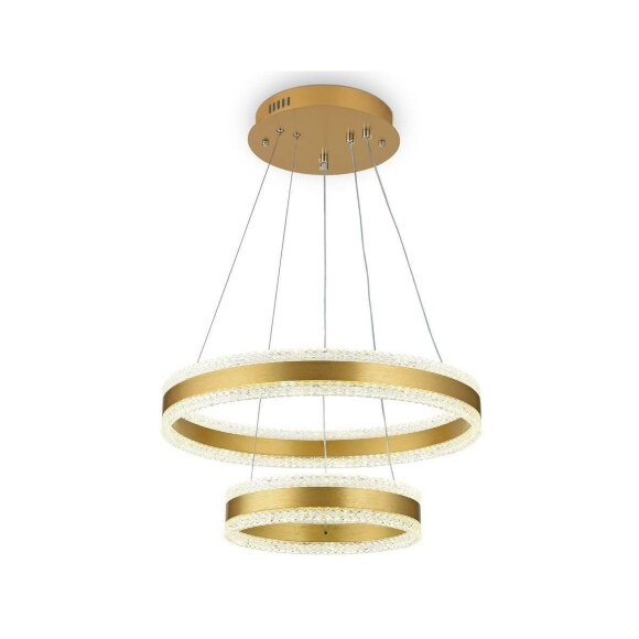 Подвесной светодиодный светильник Acrylica Original неоклассика FA6178, Ambrella light цвет: золотой