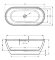 Акриловая ванна INSPIRE FS 160x75 RIHO арт. BD10 (BD1000500000000)