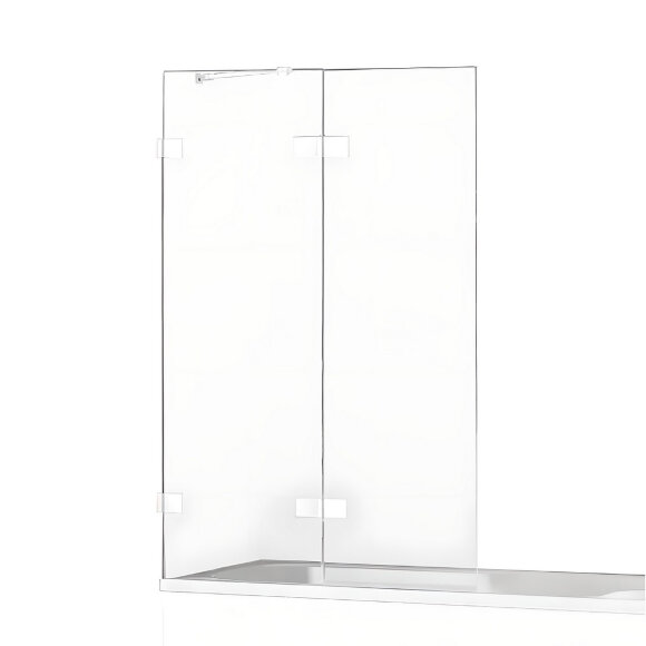 Шторка для ванны 140 см L Avexa white New Trendy белый арт. EXK-2980
