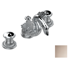 Смеситель для раковины на три отверстия устанавливаемый на борту с донным клапаном, THG Cygne, umber pvd (H66) - G31-151 Смеситель для раковины на три отверстия устанавливаемый на борту с донным клапаном, THG Cygne, umber pvd (H66) - G31-151