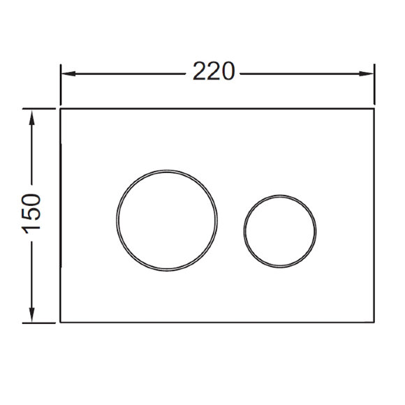 Клавиша смыва унитаза TECEloop для системы двойного смыва, цвет: латунь металлик, арт. 9240936