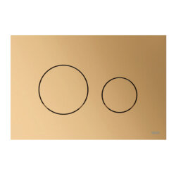 Клавиша смыва унитаза TECEloop для системы двойного смыва, цвет: латунь металлик, арт. 9240936