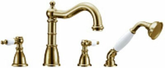 Смеситель на борт ванны Medici 391 Бронза Boheme