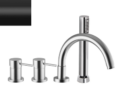 Смеситель для ванны Carlo Frattini Spillo Up F3044NS цвет: чёрный матовый Смеситель для ванны Carlo Frattini Spillo Up F3044NS цвет: чёрный матовый