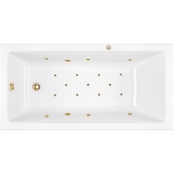 Акриловая ванна Wave 170x70 с гидромассажем Excellent, WAEX.WAV17.RELAX.GL