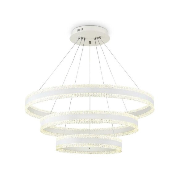 Подвесной светодиодный светильник Acrylica Original неоклассика FA6181, Ambrella light цвет: белый