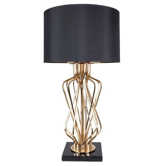 Настольная лампа, вид ретро Fire Arte Lamp цвет:  черный - A4032LT-1GO