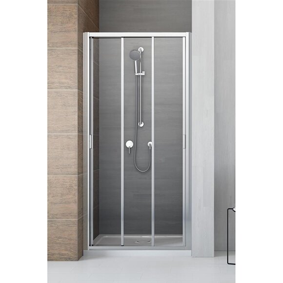 Дверь душевого уголка dw 80x200 профиль хром стекло прозрачное, Radaway Evo арт. 335080-01-01