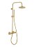 Душевая стойка в комплекте с термостатом для душа REMER Elegance EQ32X7MMM30BG, цвет: золото