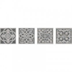 Kerama Marazzi Парнас HGD/C170/SG1550L Серый Лапп 9,5x9,5 - Вставка Kerama Marazzi Парнас HGD/C170/SG1550L Серый Лапп 9,5x9,5 - Вставка