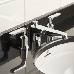 Смеситель для раковины Devon&Devon Twenties с донным клапаном, цвет: хром глянец, арт. TWY900CR_EU