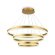 Подвесной светодиодный светильник Acrylica Original неоклассика FA6183, Ambrella light цвет: золотой
