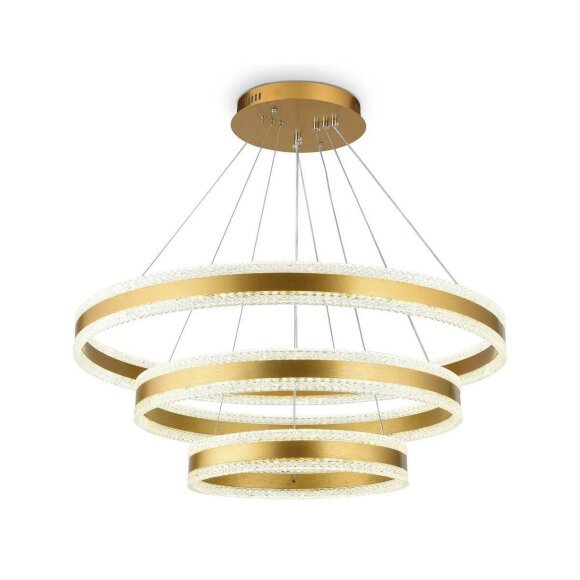 Подвесной светодиодный светильник Acrylica Original неоклассика FA6183, Ambrella light цвет: золотой