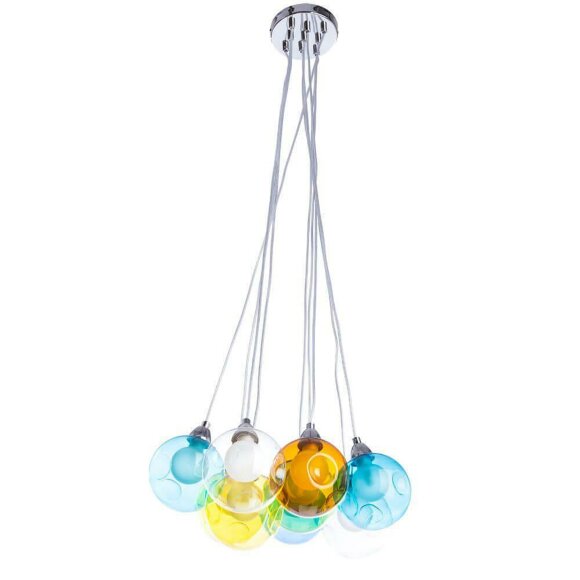 Подвесная светодиодная люстра, вид современный Pallone Arte Lamp цвет:  зеленый - A3026SP-9CC