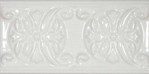 Бордюр 7,5X15 CLASSIC 10 WHITE ZINC CEVICA арт. CV62764