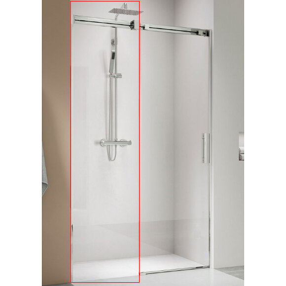 Душевая стенка pro dwj 56 l фронтальная профиль хром стекло прозрачное, Radaway Espera Pro арт. 10091120-01-01L