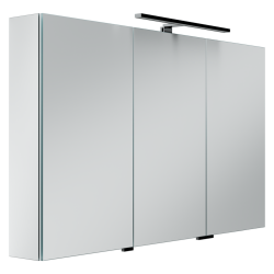 Зеркальный шкаф для ванной комнаты  SANCOS Hilton 1200x148х740 мм, с LED подсветкой,арт. Z1200