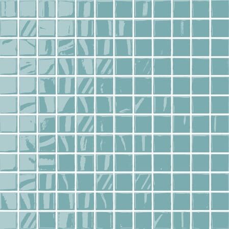 20090 Керамическая плитка мозаичная 29,8x29,8 Темари Бирюзовый глянцевый