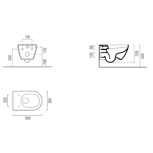 Унитаз подвесной  GSI PURA, цвет: белый глянцевый, арт. 8815FR211