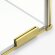 Шторка для ванны 150 см Smart light gold New Trendy светлое золото арт. EXK-4313