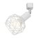 Трековый светильник, вид хай-тек 6141 Arte Lamp цвет:  белый - A6141PL-1WH