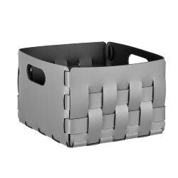 Корзинка Bottega ADJ Италия, 25x25xH20 цвет: серый (черный) арт. 1044.03/01 Корзинка Bottega ADJ Италия, 25x25xH20 цвет: серый (черный) арт. 1044.03/01