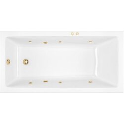 Акриловая ванна Wave 160x80 с гидромассажем Excellent, WAEX.WAV160.80.SOFT.GL