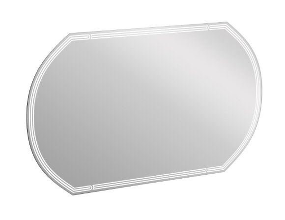 Зеркало 090 design 100x60 с подсветкой с антизапотеванием, овальное, Cersanit Led, арт. KN-LU-LED090*100-d-Os