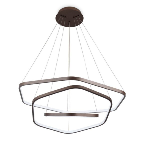 Подвесной светодиодный светильник Confort Line хай-тек FL366, Ambrella light цвет: кофейный