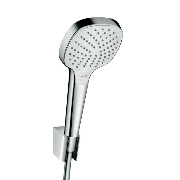 Hansgrohe душевой набор Vario с держателем и шлангом 160см, Croma Select E, матовый хром арт. 26413400