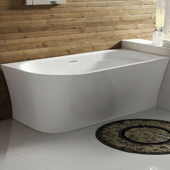 BelBagno Акриловая ванна 150x78, пристенная, прямоугольная, белая, арт. BB410-1500-780-R