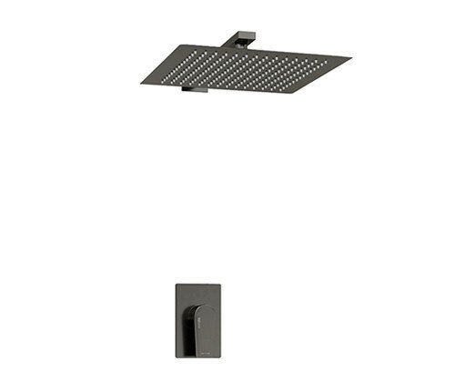 Встраиваемый комплект для душа с верхней душевой насадкой А84182 WasserKRAFT Wiese 8400 цвет: Черный