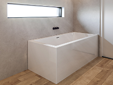 Акриловая ванна RETHING CUBIC 160x70 R PULG&PLAY RIHO FALL RIHO арт. BD87 (BD87C0500000000)