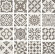 Керамическая плитка ANTIGUA DEC GRIS Декор 20x20 см Ribesalbes арт. PT01951