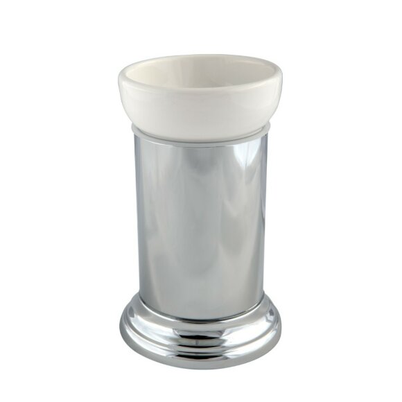 Cтакан для зубных щеток, настольный, Migliore Mirella, хром арт. 17226