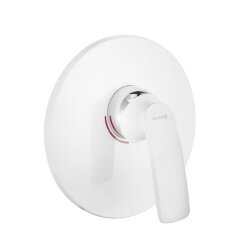 Встраиваемый смеситель для душа, белый глянцевый, Balance Kludi арт. 526559175 Встраиваемый смеситель для душа, белый глянцевый, Balance Kludi арт. 526559175