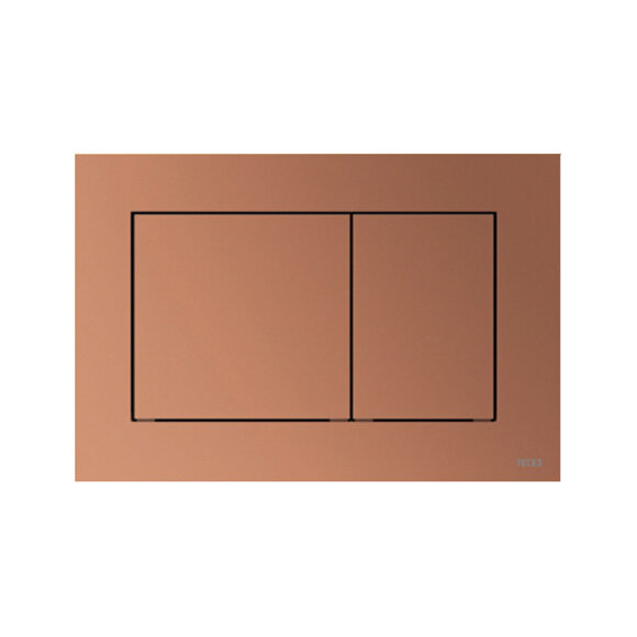 Панель смыва унитаза TECEnow для системы двойного смыва, цвет: красная бронза металлик, арт. 9240422