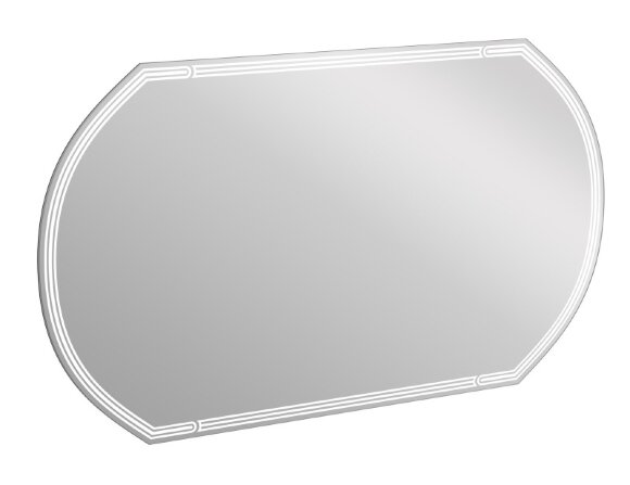 Зеркало 090 design 120x70 с подсветкой с антизапотеванием. овальное, Cersanit Led, арт. KN-LU-LED090*120-d-Os