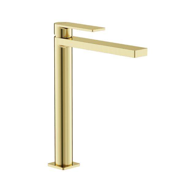 Высокий смеситель для раковины Sancos Studio, цвет: золото брашированное, арт. SC9016BG Высокий смеситель для раковины Sancos Studio, цвет: золото брашированное, арт. SC9016BG