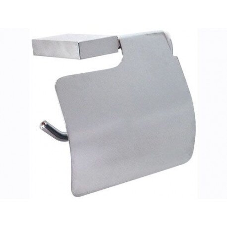 Держатель для туалетной бумаги с крышкой REMER Flat FT60CR, цвет: хром