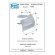 Держатель для туалетной бумаги с крышкой REMER Flat FT60CR, цвет: хром