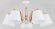 Потолочная люстра Grace скандинавский 27405, Alfa цвет: белый