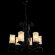 Подвесная люстра, вид классика Scroll Arte Lamp цвет:  белый - A7915LM-6BK