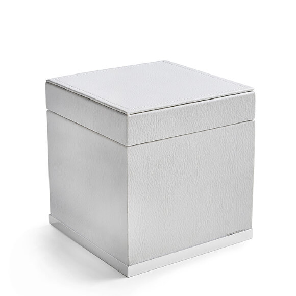 3SC Коробочка универсальная, 14х14хh14см, с крышкой, настольная,  Snowy цвет: белый арт. SN48ABO