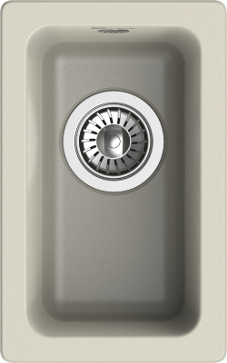 Кухонная мойка Berkana 305x455, 1 чаша, Rivelato, BK-25 topazio цвет: бежевый