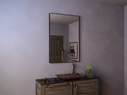 Зеркало 140 х 85 см Miralls Brams, цвет: чёрный, арт. Brams1400850 Зеркало 140 х 85 см Miralls Brams, цвет: чёрный, арт. Brams1400850