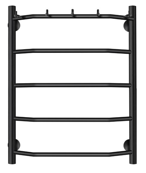 Полотенцесушитель электрический, черный матовый, Secado 60x40, Агата 1 К - 4673739230879